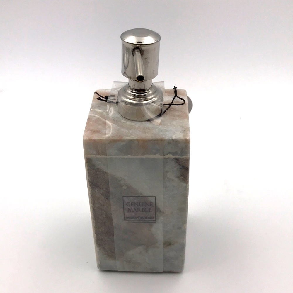 Taupe Tan Marble Soap Dispenser